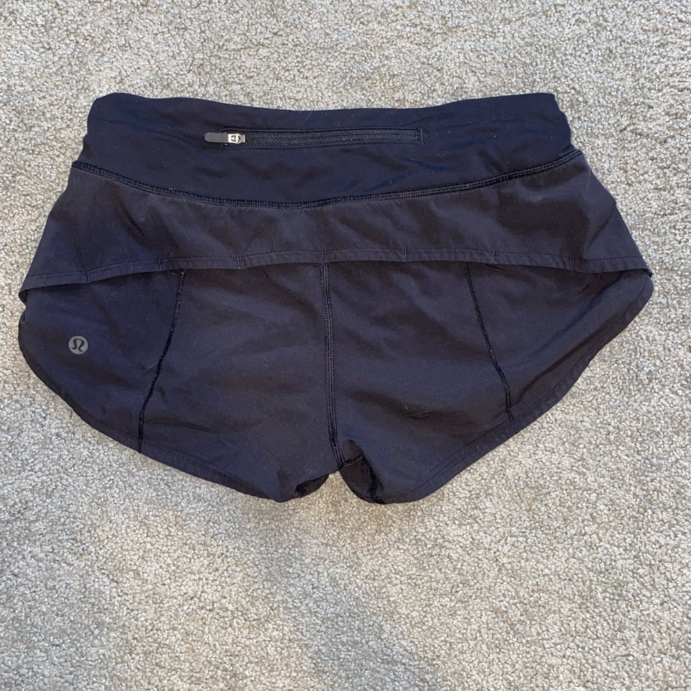 Lululemon black speed shorts new arrivals